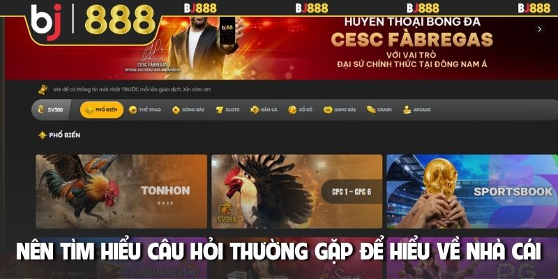 Nên tìm hiểu câu hỏi thường gặp để hiểu về nhà cái