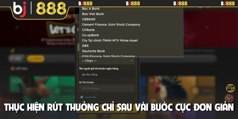 Thực hiện rút thưởng chỉ sau vài bước cực đơn giản
